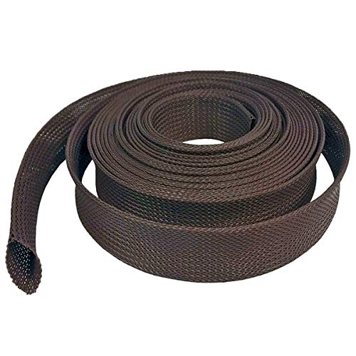Electriduct 1/4" Chewing Resistant Braided Sleeving Repulsive Hose Wire Mesh Cable Protection Flexible Expandable Wrap - 25 Feet - Image 3
