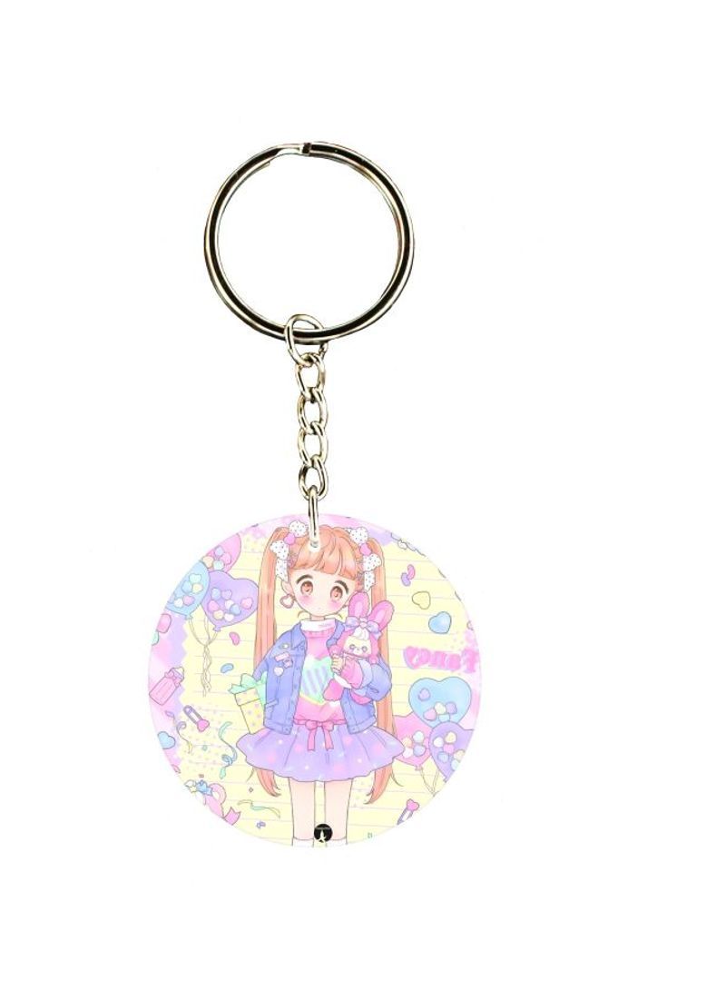 Printed Double Sided Keychain