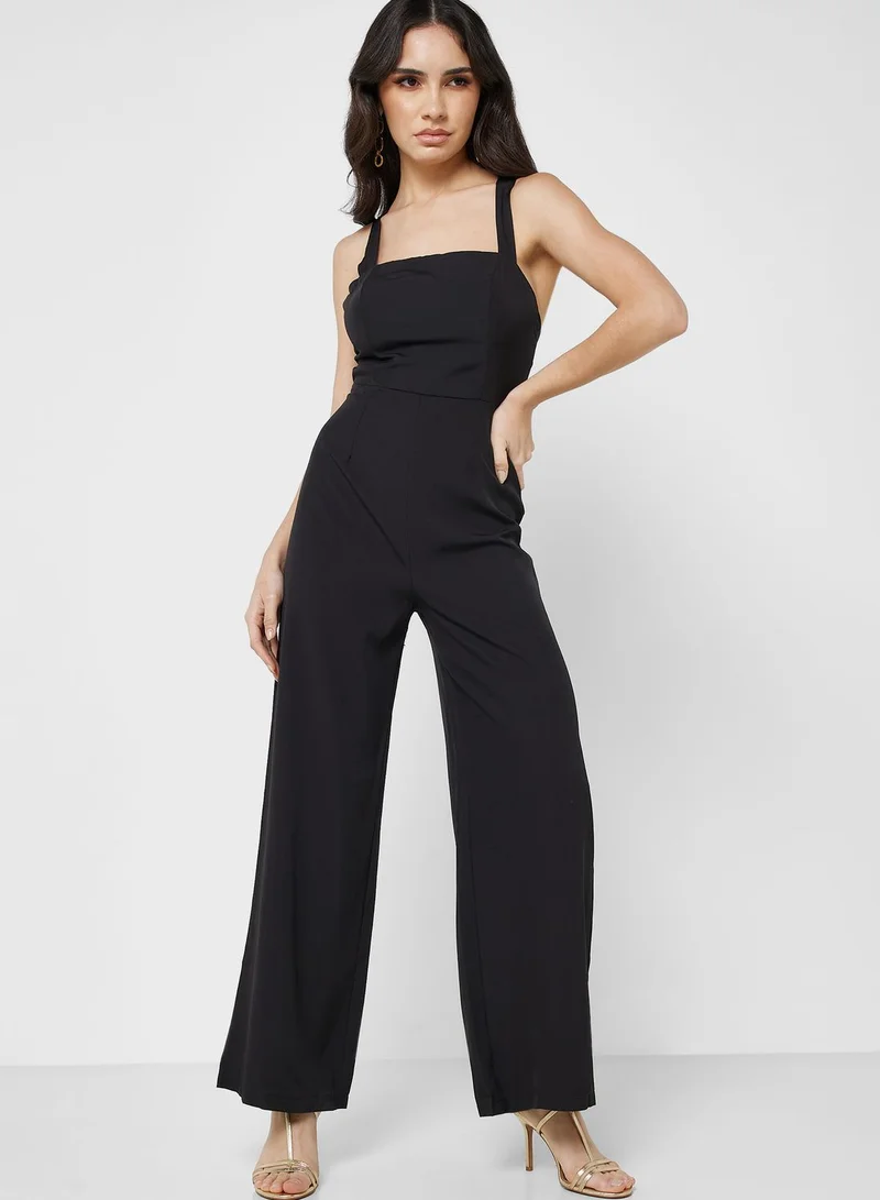 ELLA Cross Neck back Jumpsuit