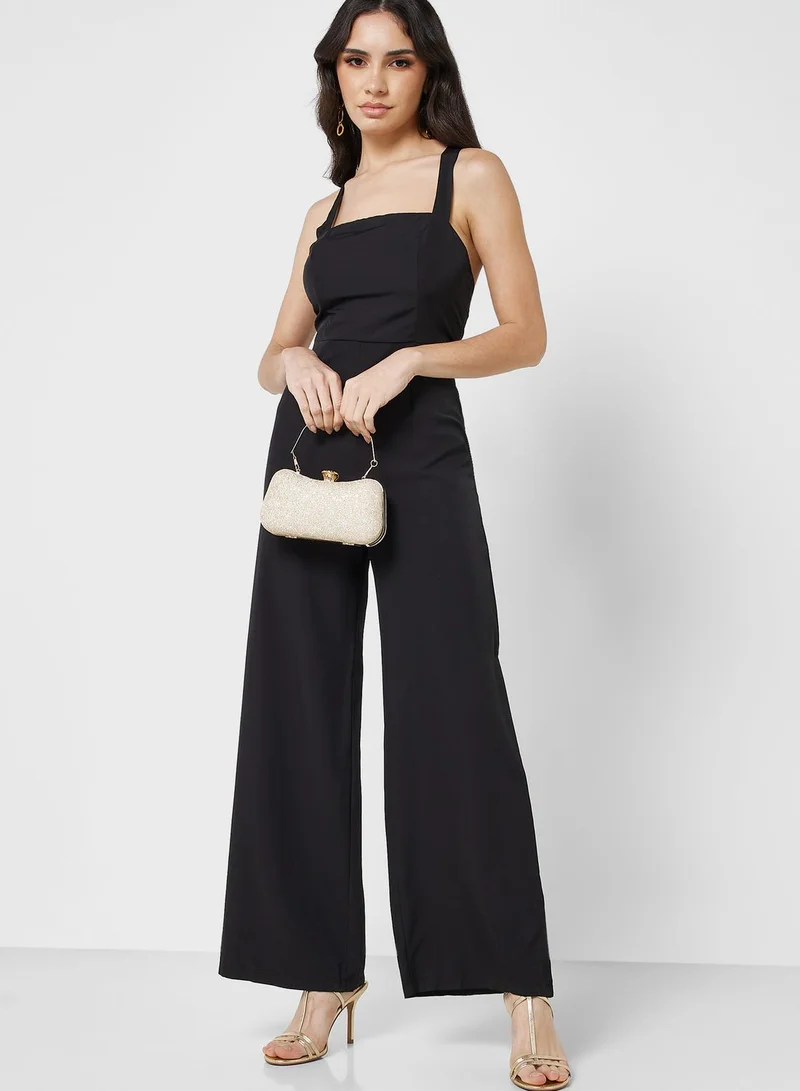 ELLA Cross Neck back Jumpsuit