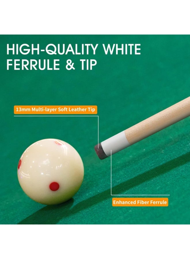 pool Cue Stick Billiard Cue Sticks with 12mm Tip Heavy Hitter Jump Break Cue Lightweight Portable Wooden Durable Cue Stick Hand Painted Billiard Sticks for House Bar Club Break Jumps Men Women - Image 4