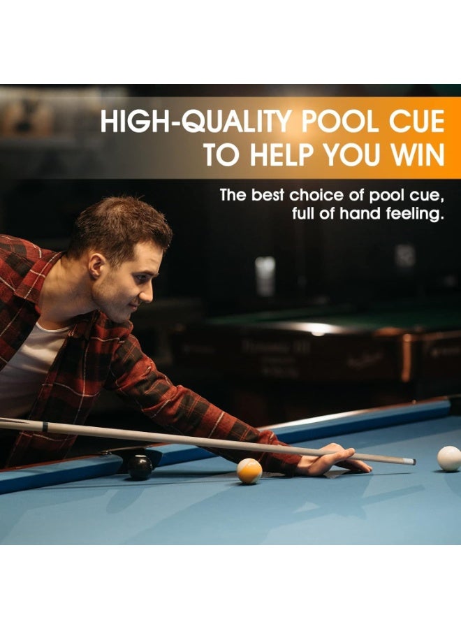 pool Cue Stick Billiard Cue Sticks with 12mm Tip Heavy Hitter Jump Break Cue Lightweight Portable Wooden Durable Cue Stick Hand Painted Billiard Sticks for House Bar Club Break Jumps Men Women - Image 5