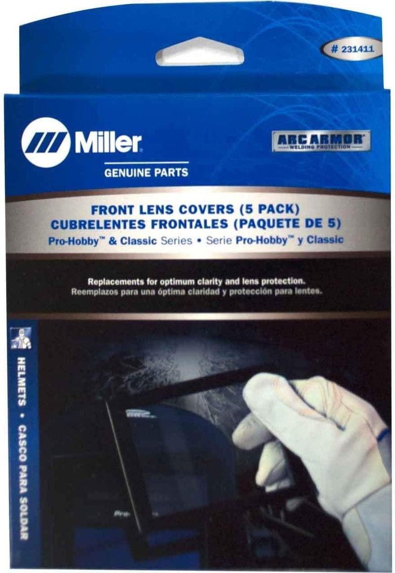 MILLER أغطية عدسات أمامية من سلسلة ميلر برو هوبى 5 عبوات 231411 - Image 1