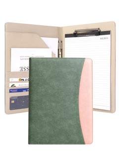 SYOSI Portfolio Business Padfolio Folder, Storage Clipboard with Cover for Legal Pad Holder Letter Size A4 Writing Pad for Business School Office Conference Notepad Clip Boards (Grey)  - Image 1