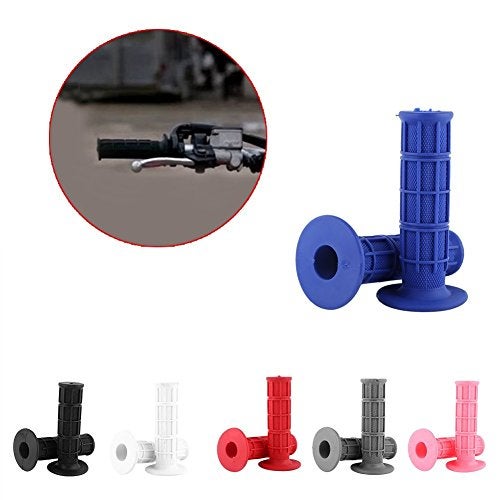 VGEBY Red Hand Grips, Motorcycle 7/8" Hand Grips Silicone Handlebars Anti-Slip (1 Pair) (Color : Red) 1997 250 Trailblazer Red Hand Grips 1997 250 Trailblazer Red Hand Grips Dirt Bike Grips - Image 3