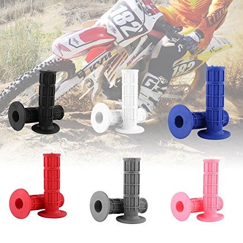 VGEBY Red Hand Grips, Motorcycle 7/8" Hand Grips Silicone Handlebars Anti-Slip (1 Pair) (Color : Red) 1997 250 Trailblazer Red Hand Grips 1997 250 Trailblazer Red Hand Grips Dirt Bike Grips - Image 4