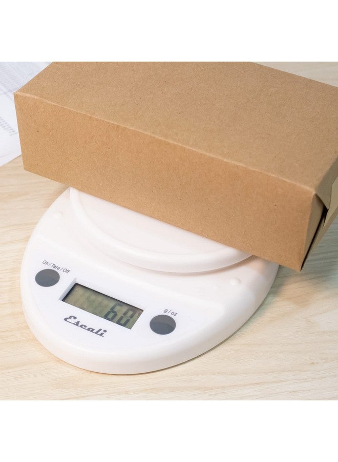 Escali Primo Digital Food Scale Multi-Functional Kitchen Scale and Baking Scale for Precise Weight Measuring and Portion Control, 8.5 x 6 x 1.5 inches, White - Image 4