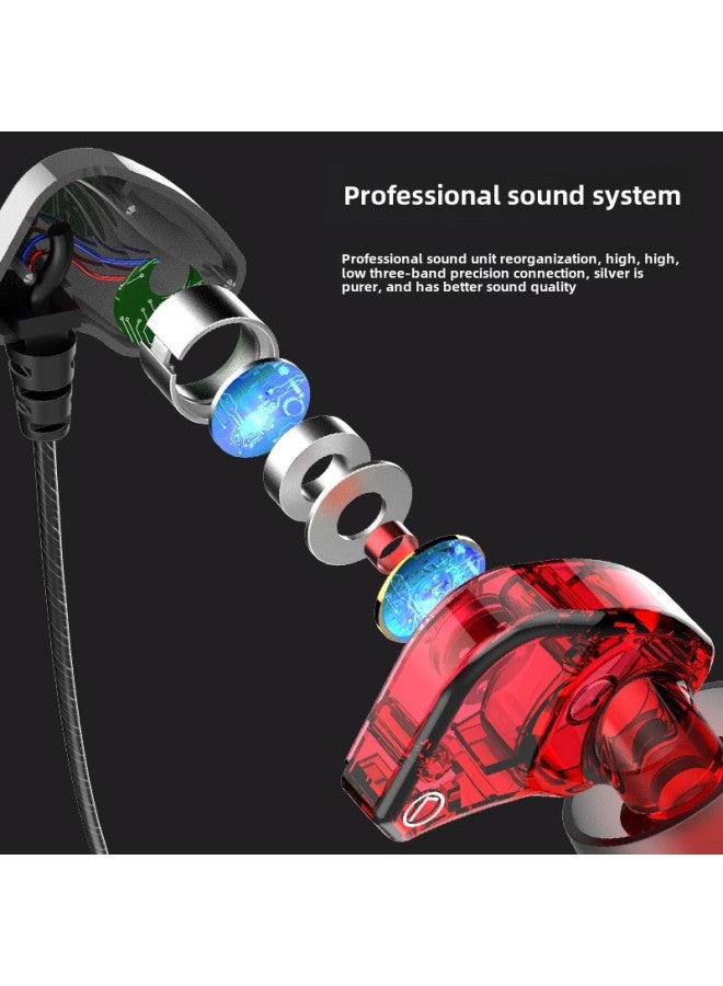 Typec Headset Subwoofer Game For Apple Glory Samsung Huawei Mobile Phone Sport 3.5mm Wired Headset-Color:S2000 - Image 3