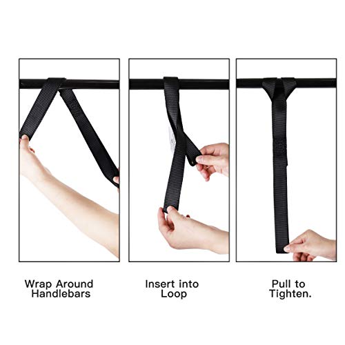XSTRAP STANDARD Soft Loop Tie-Down Straps 8PK 1-1/16 x 18 inches - 3600LB Breaking Strength, Loops for Securing Trailering of Bikes, ATV, UTV, Motorcycles, Scooters, Dirt Bikes, Lawn Equipment, Black - Image 5