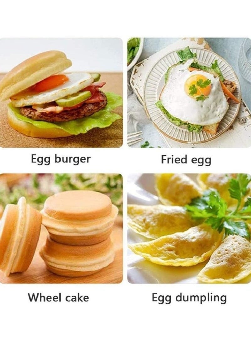 Granite Omelette Pan and Pancake Maker 4 Holes Non-Stick Aluminum Breakfast Omelette Pancake Maker Pancakes Steak Hamburger Non-Stick Pancakes Fried Eggs Burgers Frying Pan 4 Holes Granite Omelette Pan - Non-Stick 4 Holes Frying Pan - Granite 4 Hole Frying Pan - 4 Hole Egg and Hamburger Frying Pan - 4 Hole Granite Omelette Pan and Frying Pan - Image 5