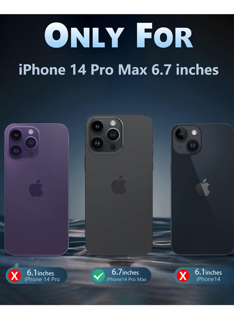 BORTONY iPhone 14 Pro Max Case Liquid Silicone Anti Scratch Anti Fingerprint Soft Silky Touch Shockproof Protective Cover for Apple iPhone 14 Pro Max - Image 2