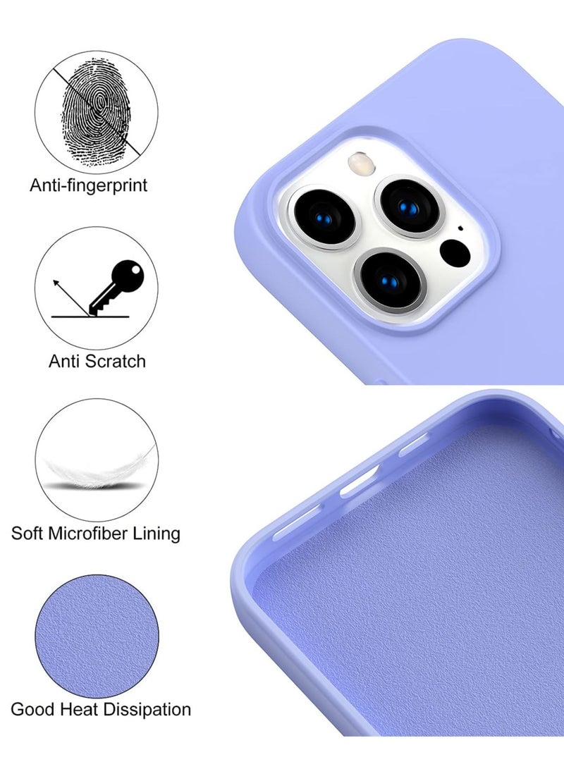 BORTONY iPhone 14 Pro Max Case Liquid Silicone Anti Scratch Anti Fingerprint Soft Silky Touch Shockproof Protective Cover for Apple iPhone 14 Pro Max - Image 4