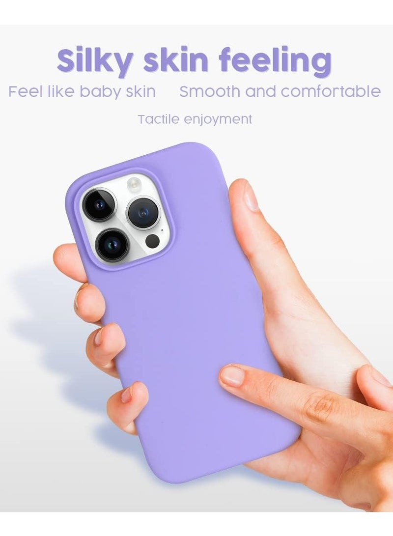 BORTONY iPhone 14 Pro Max Case Liquid Silicone Anti Scratch Anti Fingerprint Soft Silky Touch Shockproof Protective Cover for Apple iPhone 14 Pro Max - Image 5