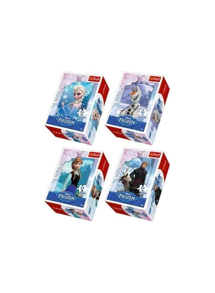 Ravensburger Frozen 2 Mini Puzzle 54‑Piece Kids Jigsaw Puzzle – Approx 19.8×13.2 cm Extra‑Thick Cardboard & Anti‑Glare Linen Paper for Ages 5+ – Assorted Frozen Scenes | 09791‑3