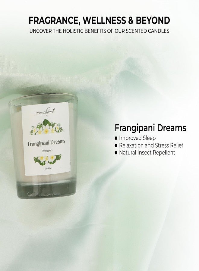 Aromahpure Scented Candle (60 Hours) | Strawberry, Frangipani, Lemongrass, Mint & Lemon Scented Candle | 100% Soy Wax | Pack of 4 | Long Lasting Aroma Candles| Scented Candles for Home D�cor - Image 3
