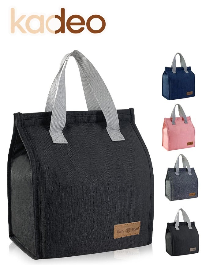 kadeo Waterproof  Lunch Bag, Reusable Portable Lunch Tote,Lunch Box Bag, Thermal Cooler Bag Ideal for Work Party Travel Picnic - Image 1