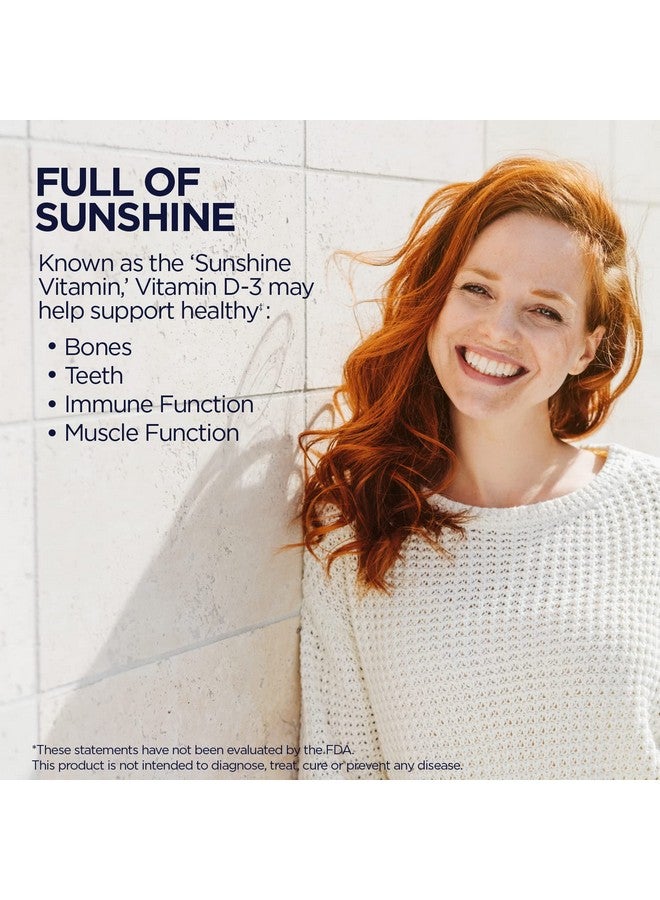 KAL Vitamin D3 5000 Iu Activmelt Instant Dissolve Natural Lemon Lime Flavor Healthy Immune Function & Bone Support 90 Servings 90 Micro Tablets - Image 5