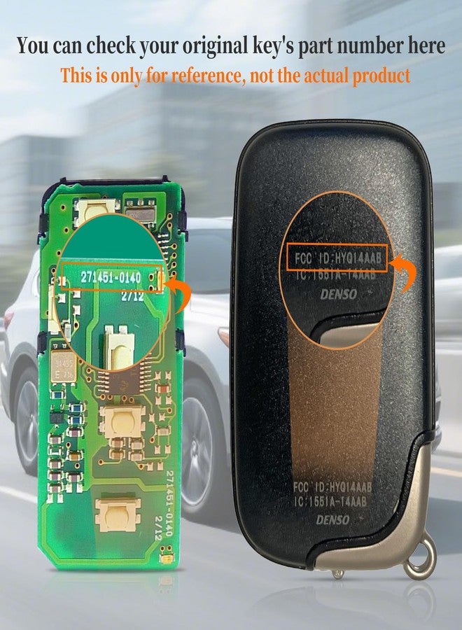 Keyecu Replacement Smart Remote Car Key Fob for Lexus 2005-2011 HYQ14AAB 271451-0140 89904-30270 314.3MHz 4Buttons - Image 5