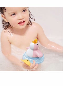 SYOSI Baby Bath Toys, Penguin Bath Toys Bathtub Toys Baby Bath Toys with Music Glow Bathroom Toys for Toddlers 1-3, Bath Tub Toys for Kids, Music Glow Bath Toy Pool Bath Toys, Blue  - Image 5
