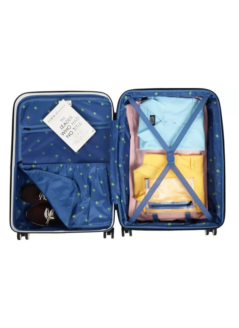 it Luggage it luggage Convolved, Unisex ABS Material Hard Case Luggage, 8x360 degree Spinner Wheels Trolley, Expander Trolley Bag, TSA Type lock, 16-2880-08 - Cabin suitcase, Color Blue Sky  - Image 4