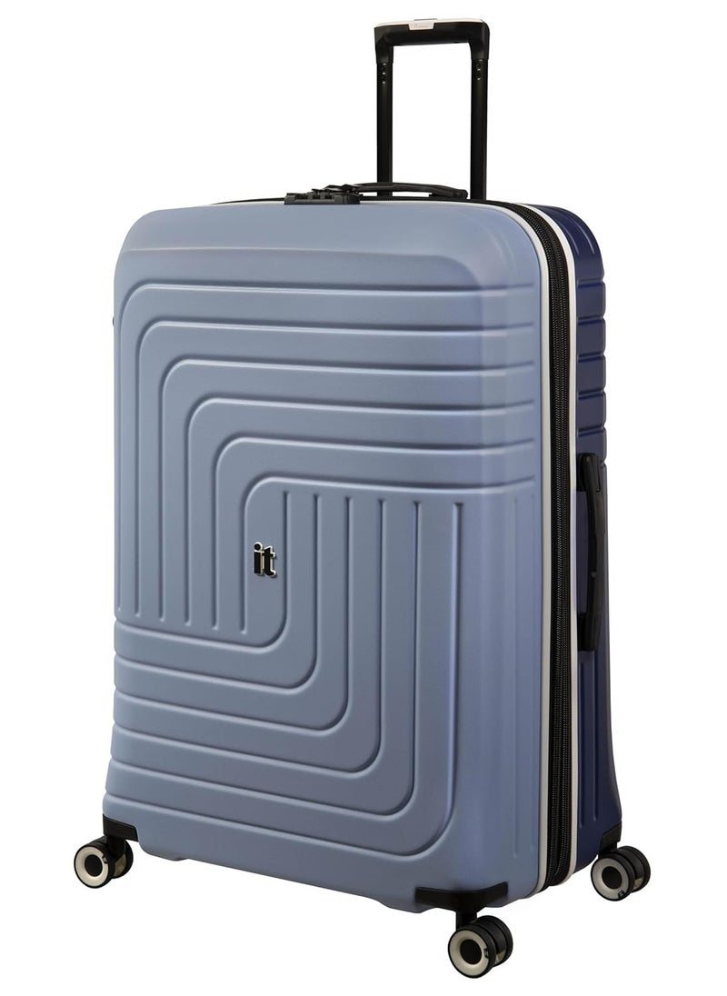 it Luggage it luggage Convolved, Unisex ABS Material Hard Case Luggage, 8x360 degree Spinner Wheels Trolley, Expander Trolley Bag, TSA Type lock, 16-2880-08 - Cabin suitcase, Color Blue Sky  - Image 1