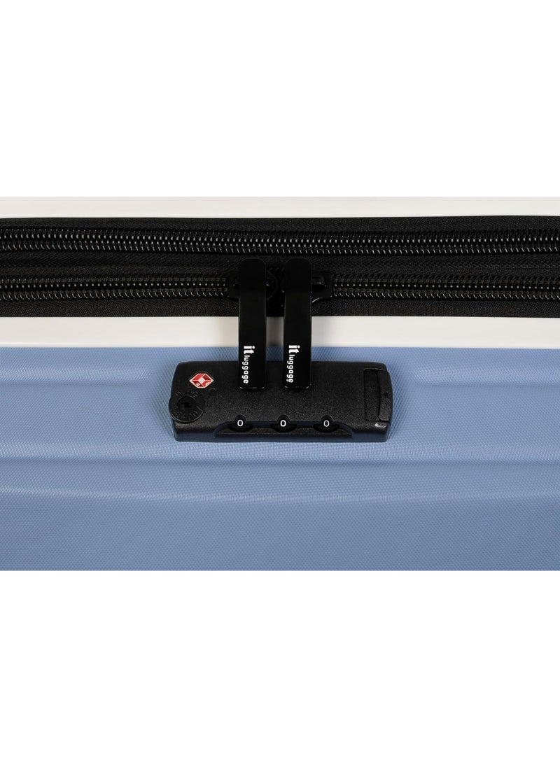 it Luggage it luggage Convolved, Unisex ABS Material Hard Case Luggage, 8x360 degree Spinner Wheels Trolley, Expander Trolley Bag, TSA Type lock, 16-2880-08 - Cabin suitcase, Color Blue Sky  - Image 5