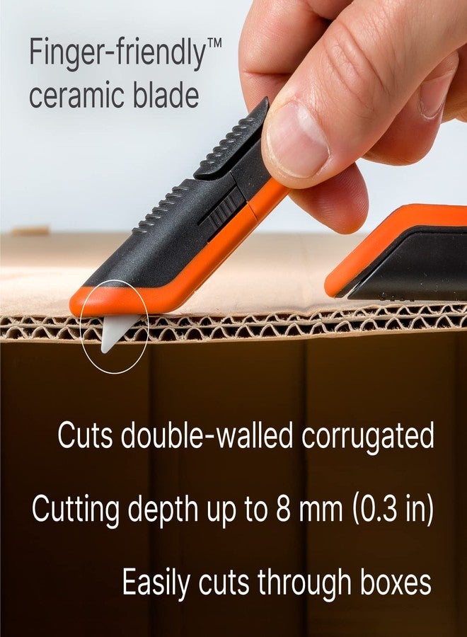 Slice - 10400 Box Cutter, 3 Position Manual Button with Ceramic Blade, Locking blade - Image 5