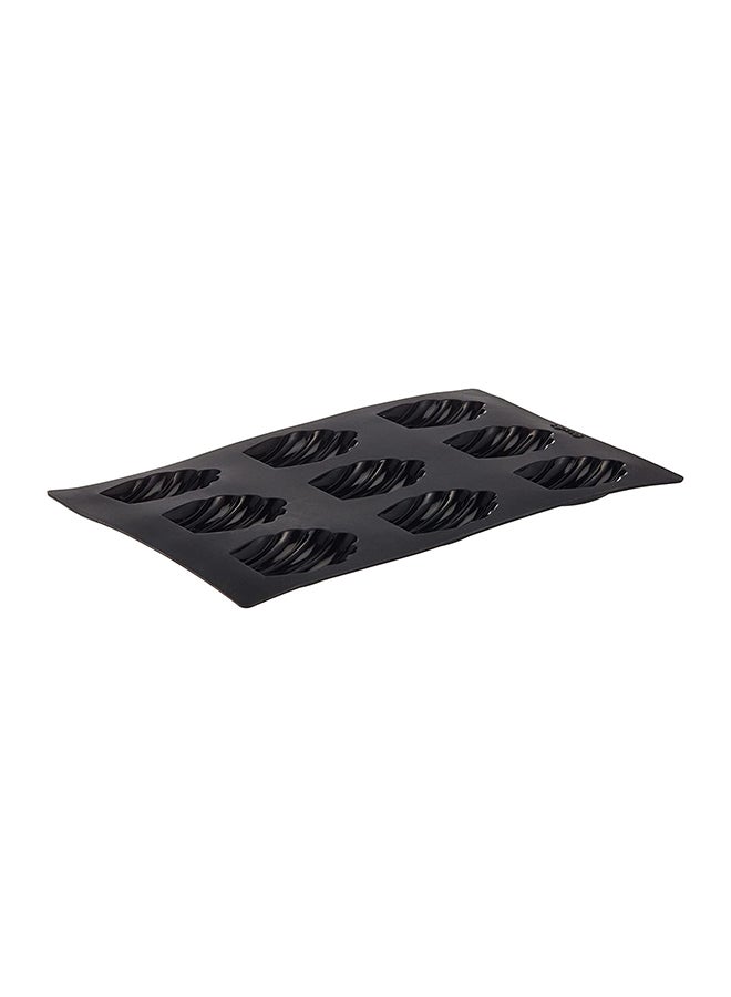 Lekue 9-Cavities Professional Madeleine Mould Black - Image 1