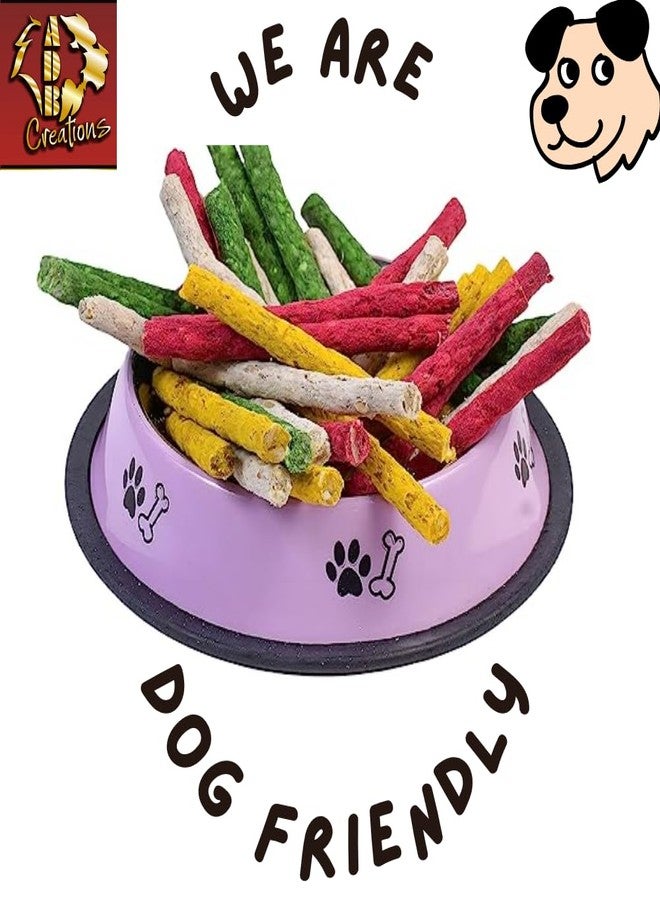 ADB Creations Dog Food Chew Stick Mix Flavour of Chicken Mutton Natural Mint Rawhide Treat Munchy Protein and Dental Snack for All Breed Dogs and All Life Stages - 900g (Pack of 1) - Image 2