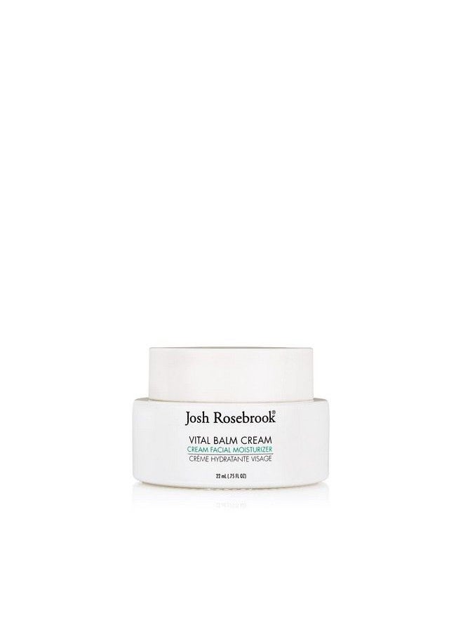 Josh Rosebrook Vital Balm Cream High Performance Antioxidant Rich Facial Moisturizer Protects Skin Barrier For All Skin Types Including Dehydrated And Mature. 22Ml .75 Oz  - Image 1