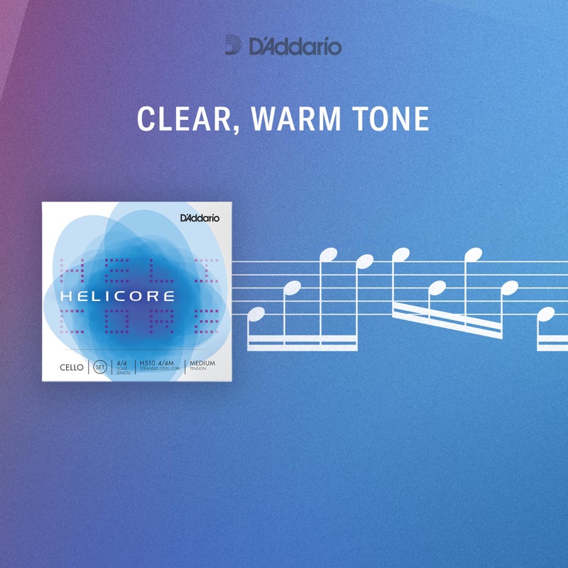 D'Addario D'Addario Orchestral - Helicore 4/4 Size Violin String - Titanium Wound A String - H312T 4/4M - A String Only - Medium Tension  - Image 4