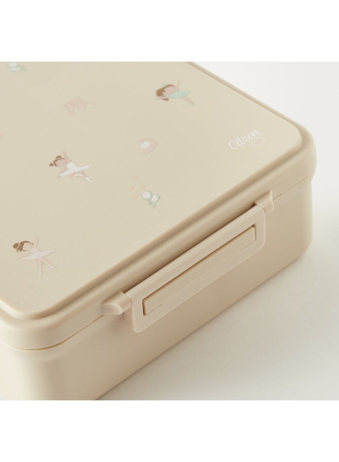 Citron Lunch Box-Printed-Rectangle Ballerina - Image 3