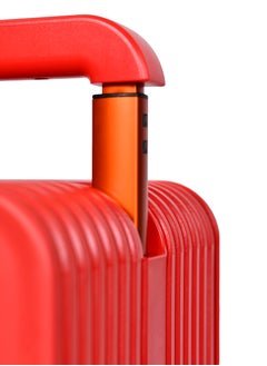 MORANO Lightweight modern Morano travel bag made of hard polycarbonate material Red Size: 35 cm x 21 cm x 49 cm  - Image 3