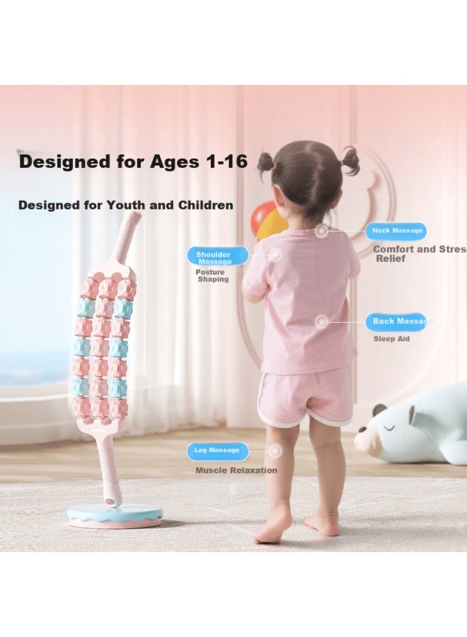 LONGWAY Langwei Children's Flexible Massage Stick Sensory Integration Training Roller Spiked Muscle Relaxation Stick For Full Body Use - Image 3