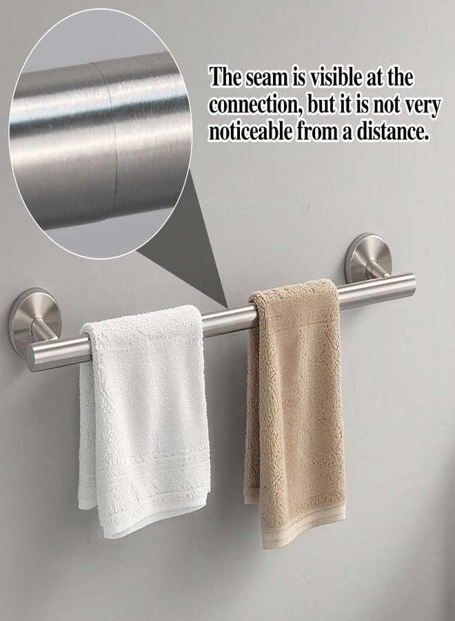 LFSEMINI 24 Inch Towel Bar for Bathroom Wall, Stainless Steel Towel Rack Wall Mounted(1 Pack, Brushed Nickel) - Image 4