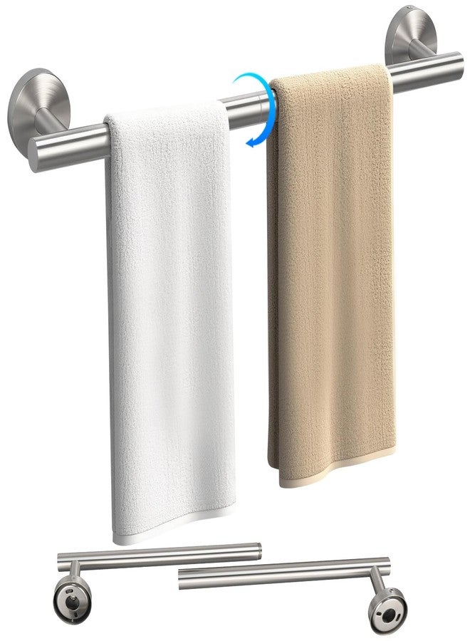LFSEMINI 24 Inch Towel Bar for Bathroom Wall, Stainless Steel Towel Rack Wall Mounted(1 Pack, Brushed Nickel) - Image 1