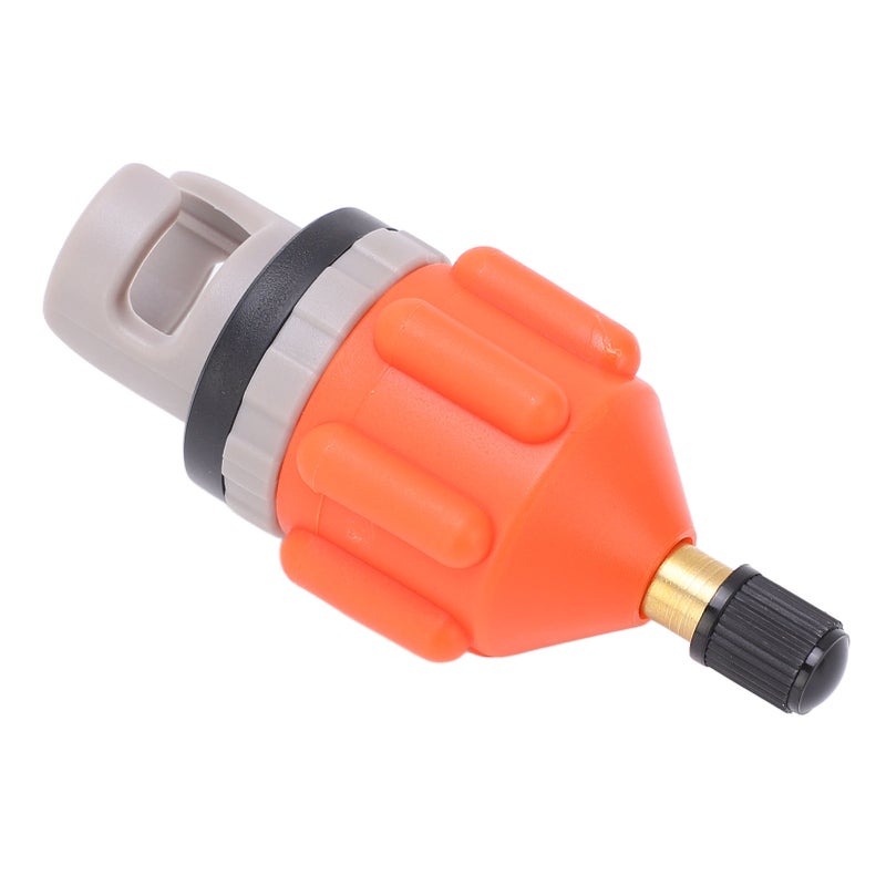 Paddle Board Pump Adapter 7.8cm X 2cm Orange Nylon Leakproof Durable - Threaded Connection Sealed Air Pump Adapter for Paddle Boards Assault Boats Rubber Boats - Image 4