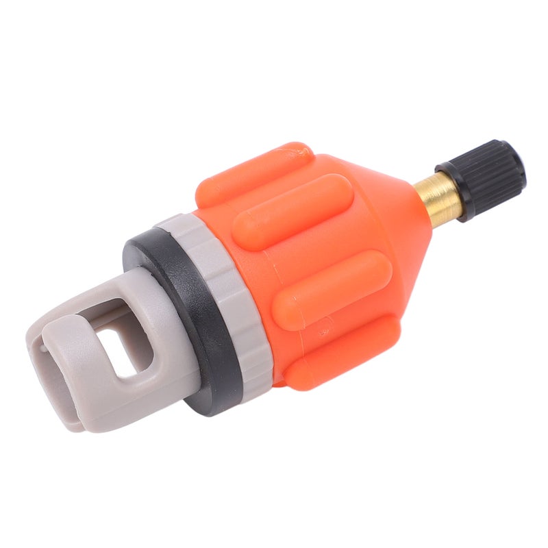 Paddle Board Pump Adapter 7.8cm X 2cm Orange Nylon Leakproof Durable - Threaded Connection Sealed Air Pump Adapter for Paddle Boards Assault Boats Rubber Boats - Image 3