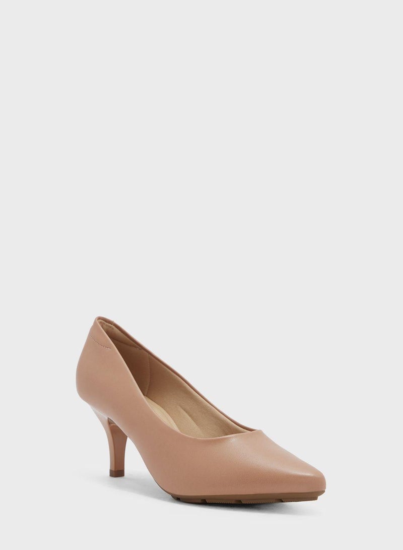 MODARE Pointed Toe Low Heel Pumps - Image 2
