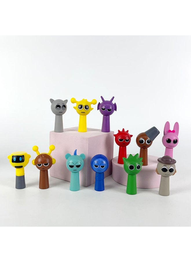 null - Rhythm Box Hand-made Doll Depler Simon Jeven Music Game Peripheral Model Ornaments-Color:12 Types Of Rhythm Boxes [bag] - Image 1