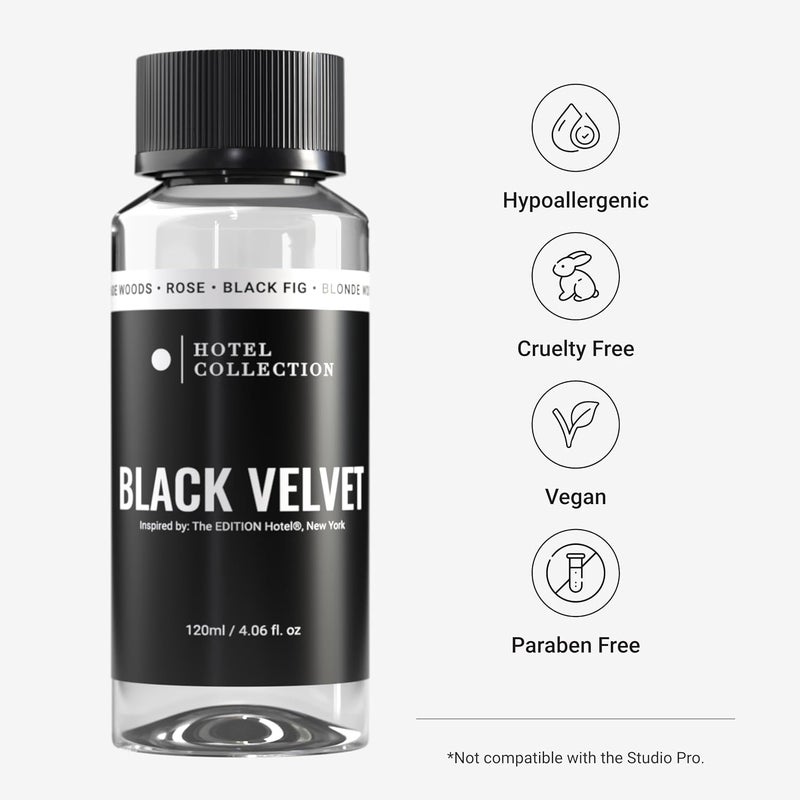 AROMA360 Hotel Collection Diffuser Oil - Black Velvet - Aromatherapy Essential Fragrance Oil - Blonde Woods, Rose, and Black Fig - 120ML 4.1 Fl oz - Image 1