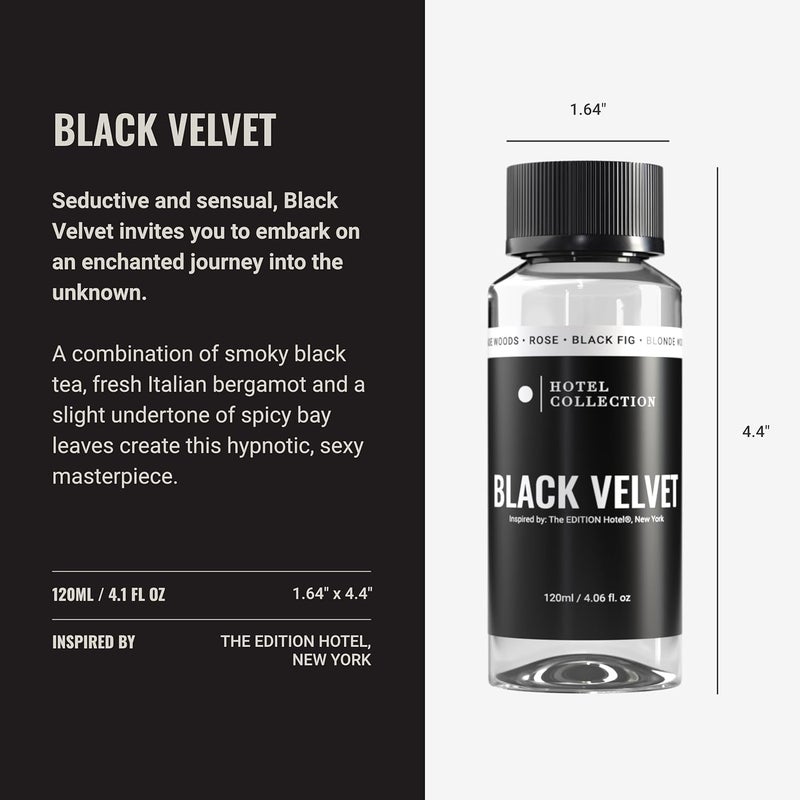 AROMA360 Hotel Collection Diffuser Oil - Black Velvet - Aromatherapy Essential Fragrance Oil - Blonde Woods, Rose, and Black Fig - 120ML 4.1 Fl oz - Image 2