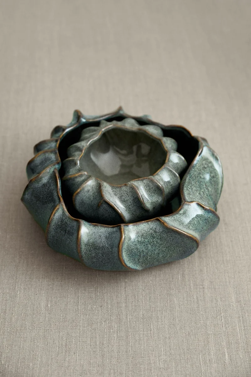 اتش اند ام سلطانية كبيرة من الفخار