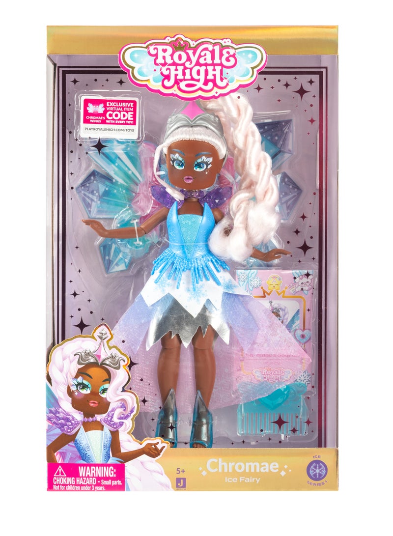 Royale High Fashion Doll + Accessories 9-Inches - Chromae | Exclusive Virtual Item Code Included | Collectable Figure | Fashion Doll | For Fans, Gamers & Collectors! | Official Licensed Product - Image 1
