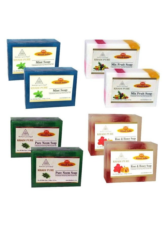 Mint Mix Fruit Neem & Rose Honey Soap 125 G (Pack Of 8) - pzsku/ZD69BD599664CD0C671CEZ/45/_/1679382667/7aa7fa56-cba9-4eba-9575-a1bbaf32c818