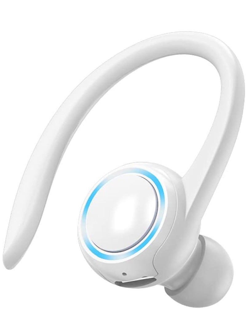 erorex Bluetooth Headphone Single Ear Hook True Wireless Bluetooth Sport Earbuds Waterproof Earphone Hands Free Cell Phones Ultra Light Painless Bluetooth Earpiece For Office Sports Driving Gym - Image 1