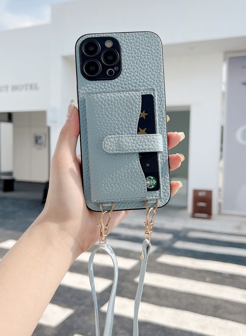 Suteni Back Cover Leather Protective Wallet Mobile Phone Case for iPhone - Image 3