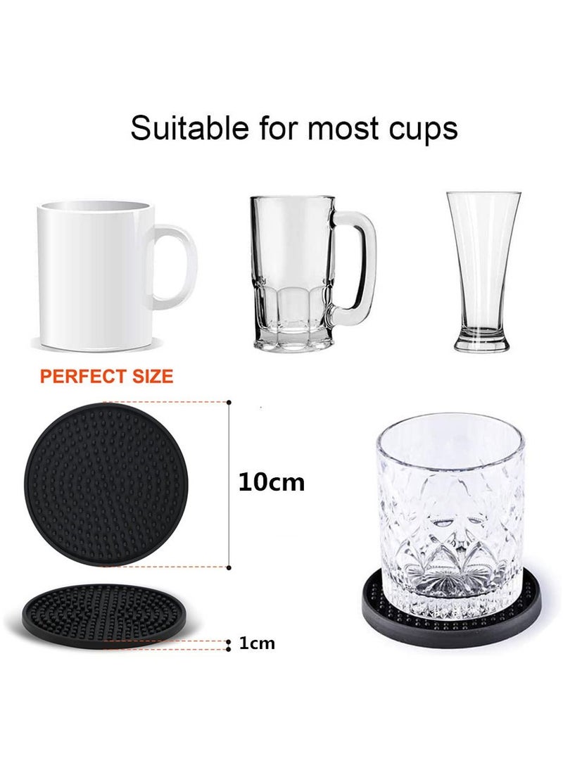 6-Piece Silicone Furniture Tabletop Protection Coaster for Wooden Table Coffee Table Glass  - Image 5