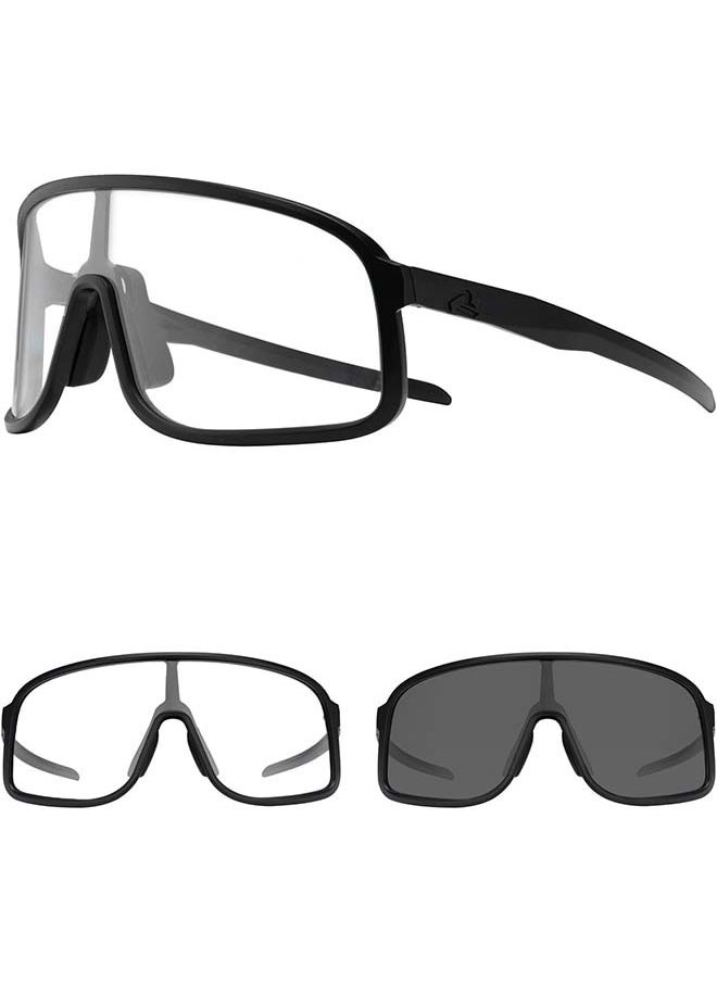 Rockbros ROCKBROS Photochromic Sunglasses for Men Women Cycling Glasses UV Protection Sports Sunglasses  - Image 1