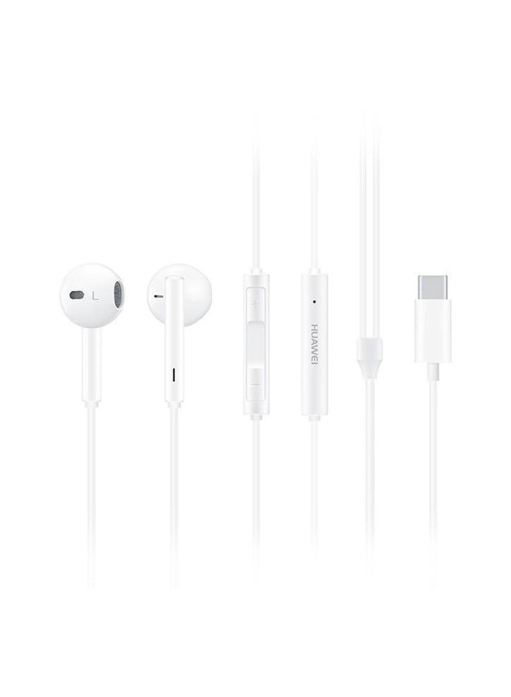 Huawei eKit Huawei CM33 In-Ear Wired Headphones with Mic White - Image 3